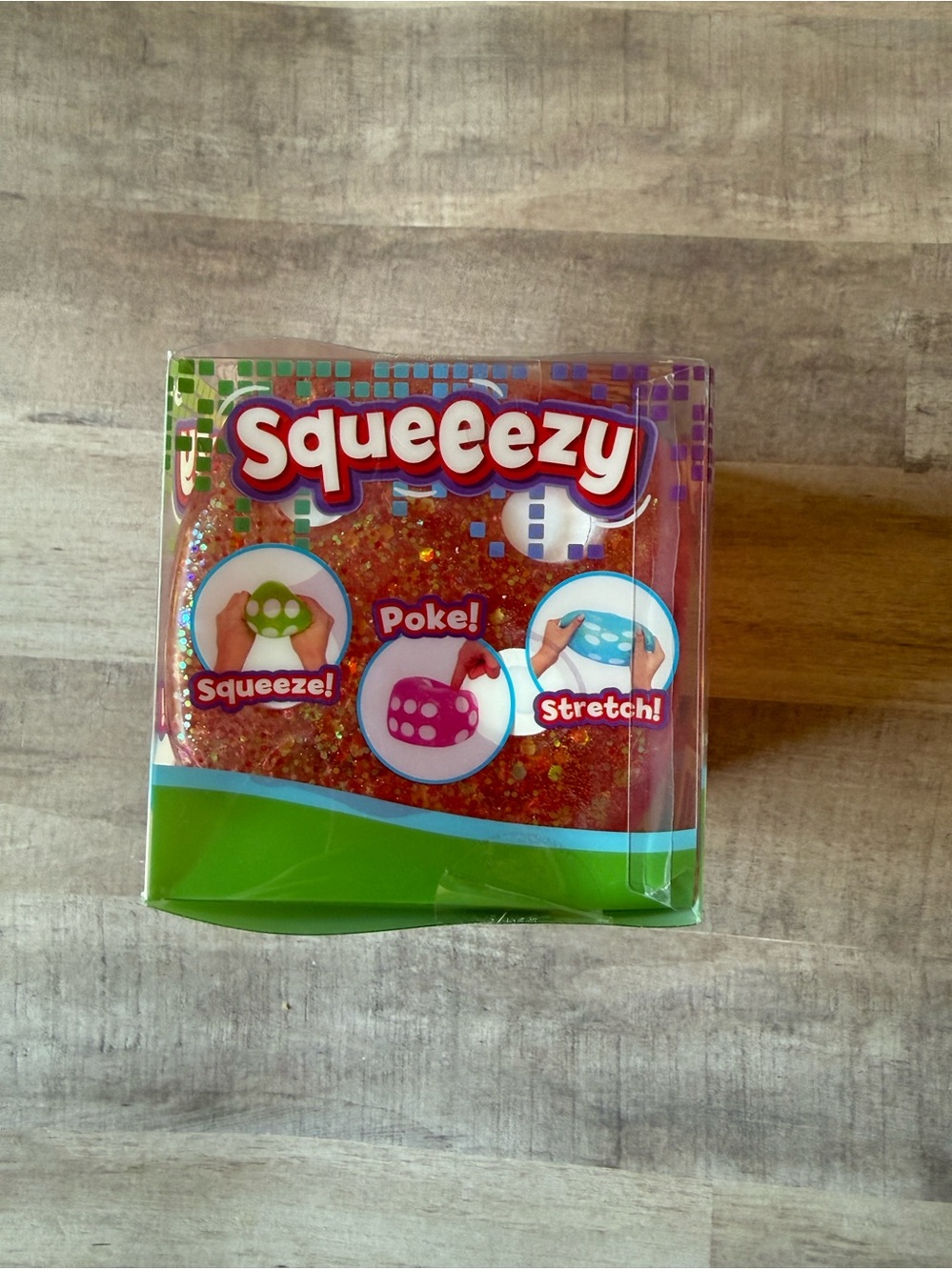 NEW SEALED Squeeezy Dice Squishy Collectible Sensory Toy